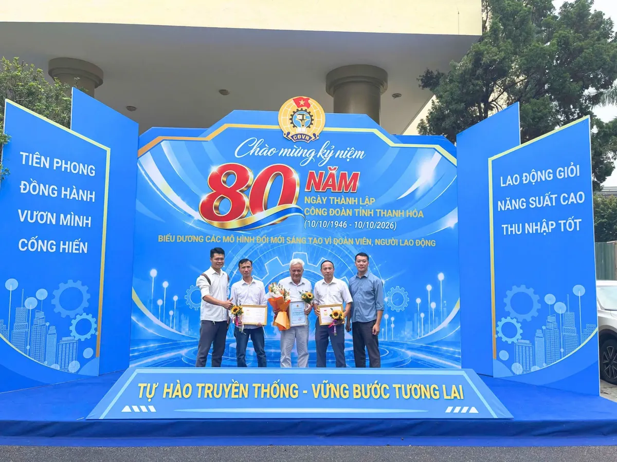 Lễ kỷ niệm 80 năm Ngày thành lập Công đoàn tỉnh Thanh Hóa (10/10/1946 – 10/10/2026)
